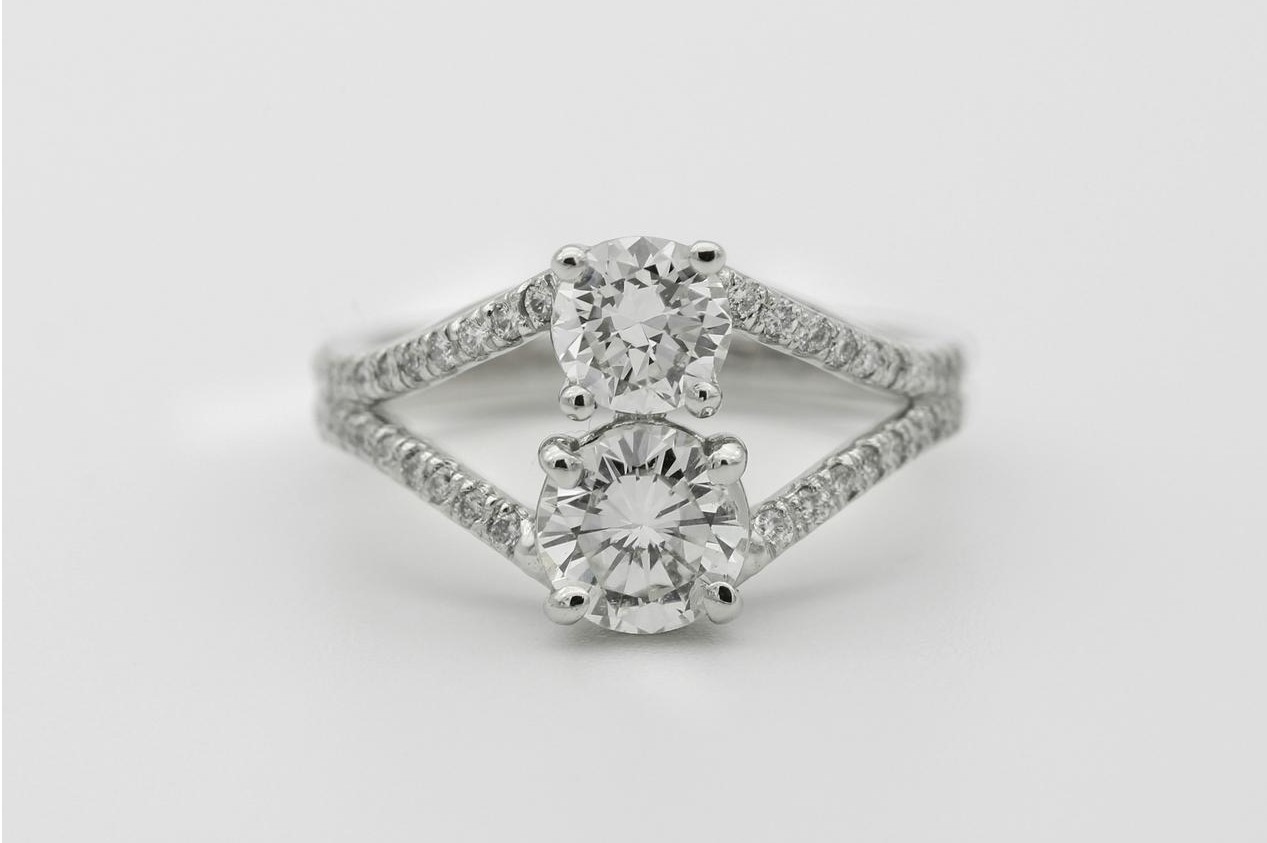 Detalle de un diamante cortado