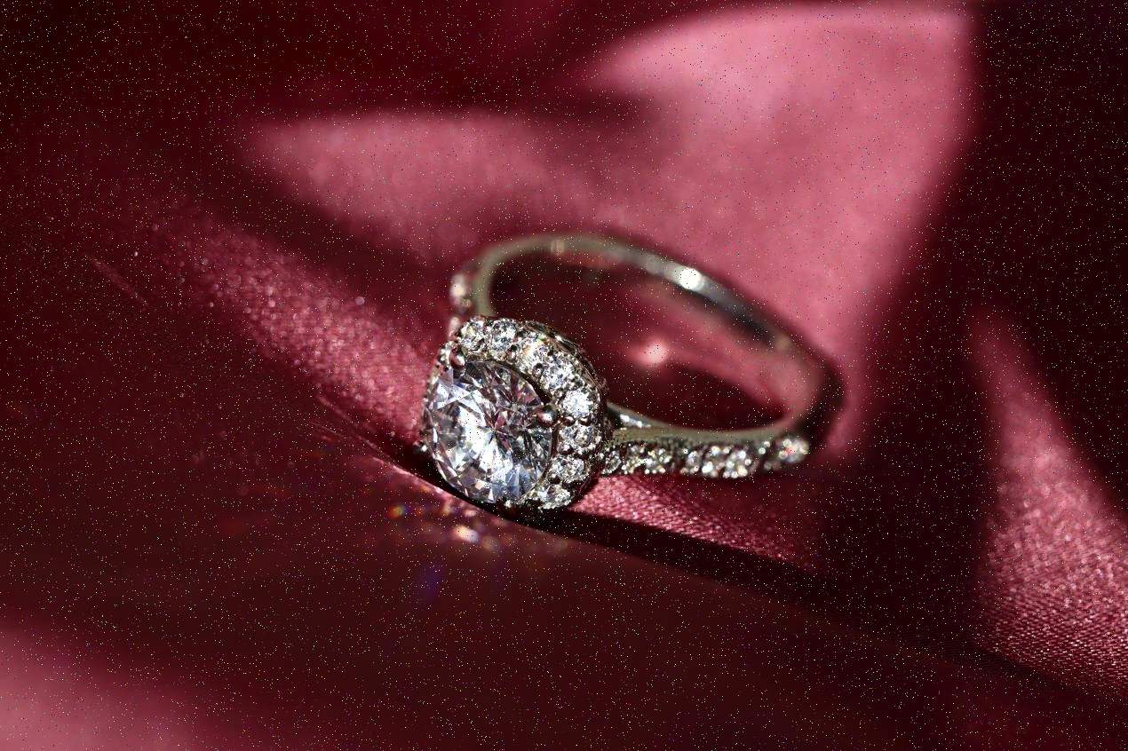 Conjunto de diamantes certificados